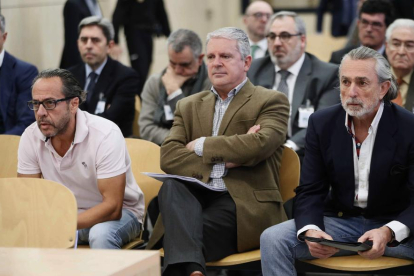 Álvaro Pérez ‘El Bigotes’, Pablo Crespo i Francisco Correa, a l’Audiència Nacional.
