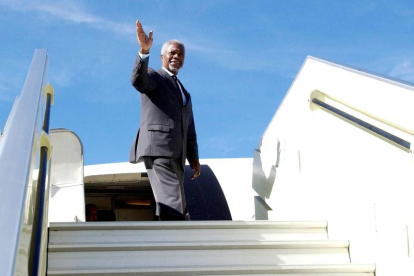 Imagen de archivo del el ex secretario general de la ONU y Nobel de la Paz, Kofi Annan.
