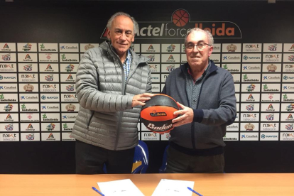 El Força Lleida y el CB Bellpuig firman un convenio de colaboración