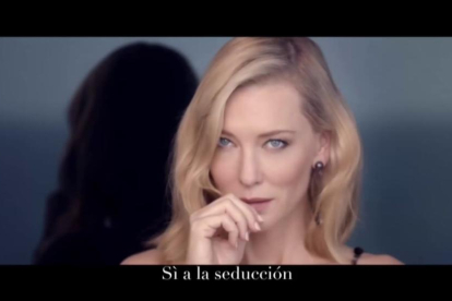 Cate Blanchett en el anuncio.