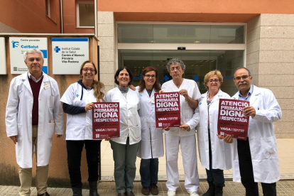 Diversos médicos hicieron ayer público su apoyo a la huelga.