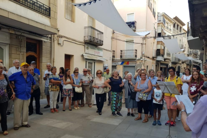 La poesía de Jordi Pàmias vuelve a tomar las calles de Guissona