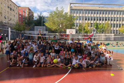 El Rodi Balàfia Vòlei porta el Voleibolitza’t al col·legi Lestonnac