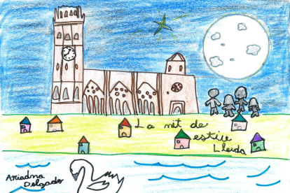 El dibuix d'Ariadna Maria Delgado, de 7 anys.