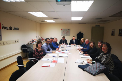 La reunió del Consell d'Administració de l'Autoritat Territorial de la Mobilitat (ATM) de Lleida.
