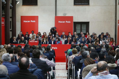 Vista de la reunió del comitè federal del PSOE a Aranjuez, Madrid.