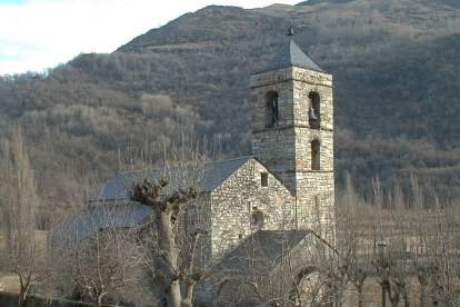 Imatge d’arxiu de l’església de Sant Feliu de Barruera.
