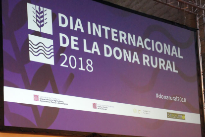 La consellera Teresa Jordà ayer en la Seu Vella de Lleida.