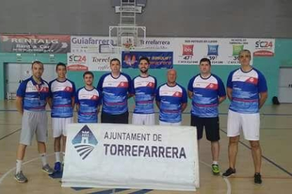 Staff técnico del campus del año pasado en Torrefarrera.