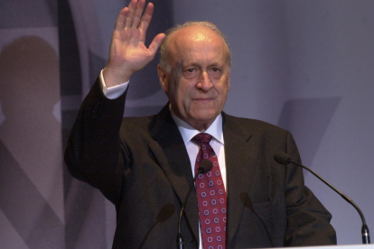 El expresidente del PNV Xabier Arzalluz, fallecido ayer a la edad de 86 años en Bilbao.