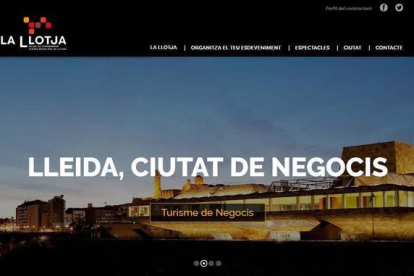 El palau de congressos La Llotja estrena nou web i renova la seva imatge corporativa