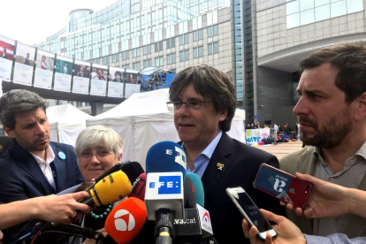 Puigdemont i Comín recorren al Tribunal de la UE pels seus escons europeus