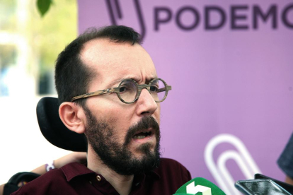 El secretari de programa i organització de Podem, Pablo Echenique.