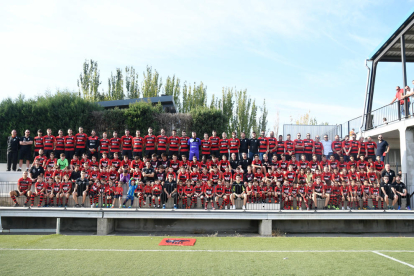 Una acció del partit d’ahir entre l’EFAC i el Sant Ildefons.