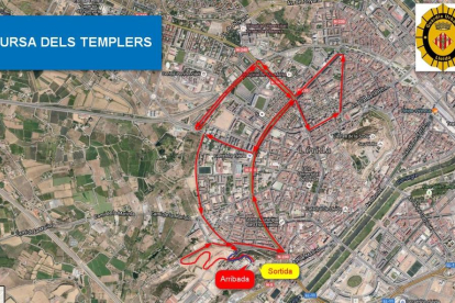 Talls a Lleida per la Cursa dels Templers