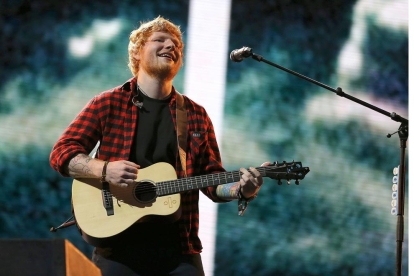 El cantante británico Ed Sheeran fue el gran triunfador de los premios Billboard. 