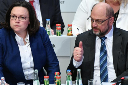 El líder de l’SPD, Martin Schulz.