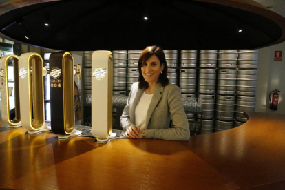 Marta Cuadrat, a les instal·lacions que l’empresa té a Lleida.