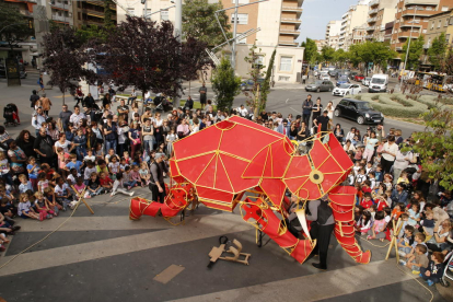 El espectáculo ‘Hathi’ en la XXVIII Fira de Titelles de Lleida. 