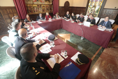 La reunió de la Junta Local de Seguretat de Lleida