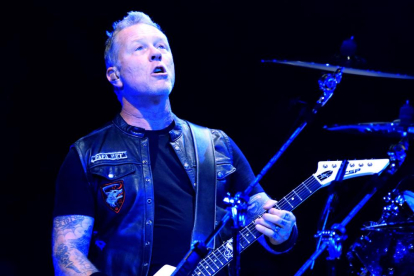 El guitarrista y cantante de Metallica, James Hetfield.
