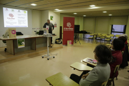 El gerent de Troballes, Josep Fernández, durant la presentació.
