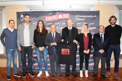 El Circuit 3x3 se presentó ayer de manera oficial con la presencia de Jaume Comas y Roger Grimau.