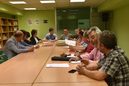 La reunió que es va fer ahir a la seu de Treball a Lleida va acabar sense acord.