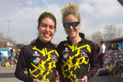 Alba Bellostas y Núria Duch, ganadoras del Catalán.