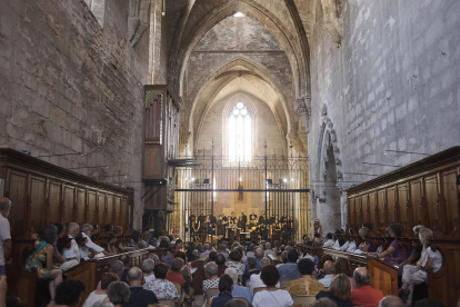 Concierto de clausura del ciclo de música en el monasterio de Vallbona de Les Monges. 