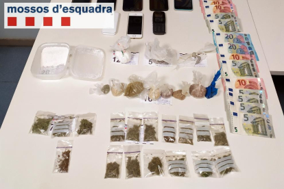Imatge de la droga decomissada a Balaguer