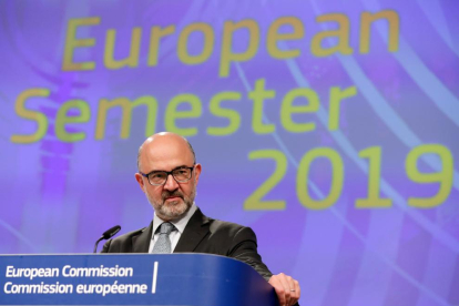 El comissari europeu d’Assumptes Econòmics, Pierre Moscovici.