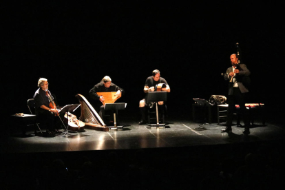 La gaita fue uno de los instrumentos protagonistas del concierto.