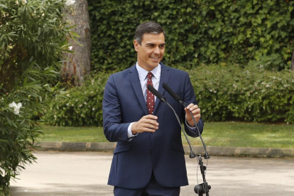 El presidente del Gobierno español en funciones, Pedro Sánchez.