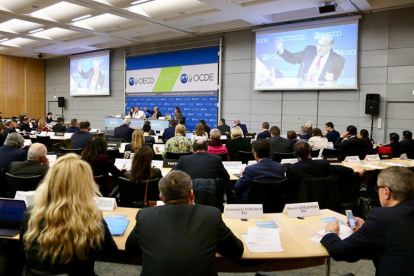 Imatge de l’OCDE Parlament, celebrat el 14 de febrer.
