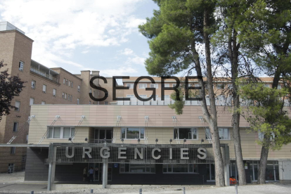 L'entrada a Urgències de l'hospital Arnau Vilanova de Lleida.