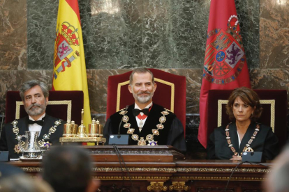 El rey Felipe VI ha presidido el acto de apertura del Año Judicial.