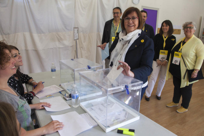 Imatge de Perelló durant les eleccions del passat 26-M.