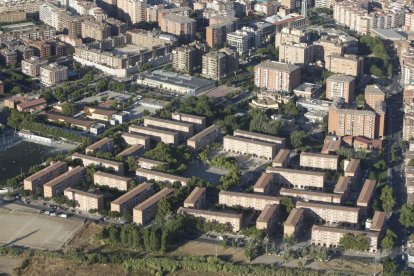 Imatge aèria del barri de la Mariola.