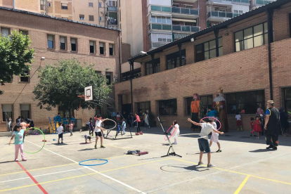 A lo largo de la mañana de ayer se celebraron varias actividades en la escuela.