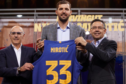 Mirotic dice que ir al Barça es “un paso adelante” en su carrera 
