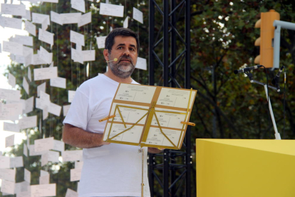 Jordi Sànchez, en una imatge d’arxiu de la Diada del 2015.