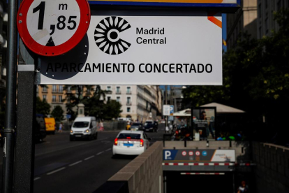 Las multas por circular por Madrid Central vuelven a aplicarse