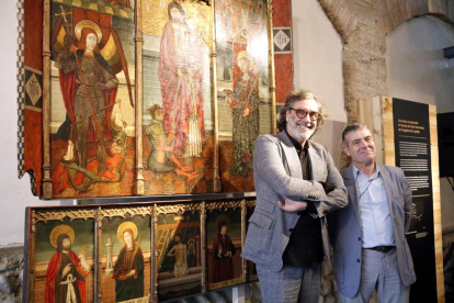 Tacho Benet cede en depósito al Museu de Lleida el retablo gótico de Sant Bartomeu de la iglesia de Capella, en la Franja