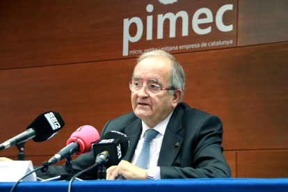 El president de Pimec, Josep González.