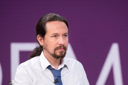 El líder de Únidas Podemos, Pablo Iglesias, en una foto de archivo.
