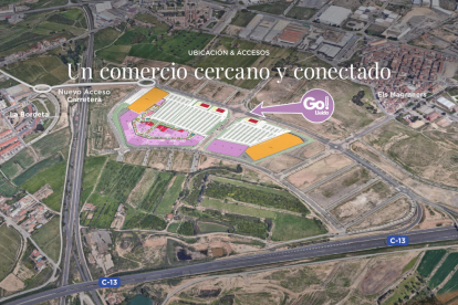 Recreación virtual del espacio que ocupará el complejo de Torre Salses junto con el vial Víctor Torres. 