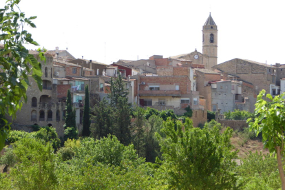 Vista panorámica de Cervià de Les Garrigues.
