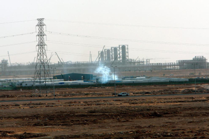 Imagen de una instalación petrolífera en Arabia Saudí.