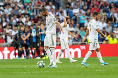 Benzema es lamenta de la poca profunditat que ahir va tenir el seu equip davant del quadre belga.